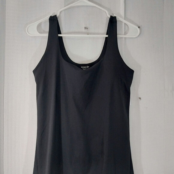 NWT! OLD NAVY ACTIVE! SPANDEX SKORT DRESS, BLACK, W/ SHORTS, FOR SPORTS! SZ MP - Picture 4 of 10